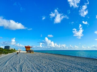 Relax beach in Miami 