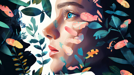 Genetic sequences tell unique stories of life. Narrative Sequences. Illustration