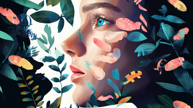 Genetic sequences tell unique stories of life. Narrative Sequences. Illustration