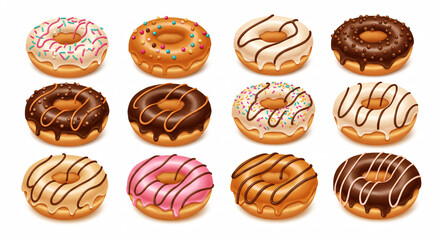 set of chocolate candies