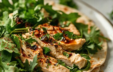 Protein-Packed Chicken Wrap: Healthy and Delicious Meal Idea
