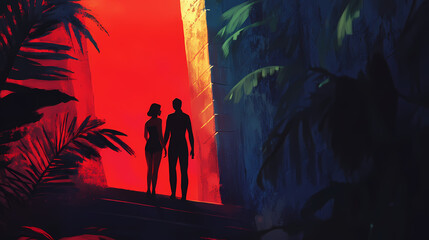 Action-packed animation frame: dynamic and bold sequences for thrilling visuals. Narrative Sequences. Illustration