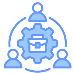 Fototapeta premium Job Rotation Icon