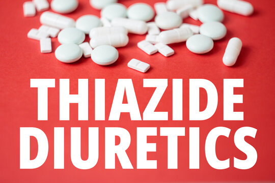 Thiazide Diuretics text title drugs tablets high blood pressure medications