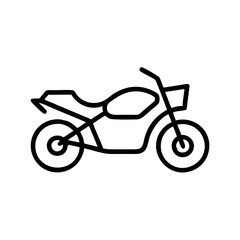 Fototapeta premium Line drawing of a motorcycle