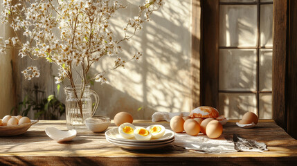  Sliced Boiled Eggs: A Simple and Nutritious Delight

