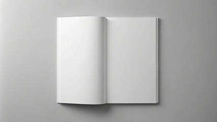 Fototapeta premium Blank Magazine Mockup on a Cozy Fabric Background