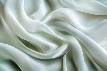 Obraz premium Elegant flowing fabric with soft light: a serene and luxurious textile texture