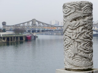 Architecture urbain fleuve ville pont