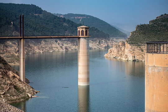 The Francisco Abellan Dam located on the Fardes River, Granada, Spain