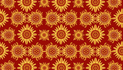 Vibrant mosaic tiles creating watercolor patterns, Mediterranean inspiration