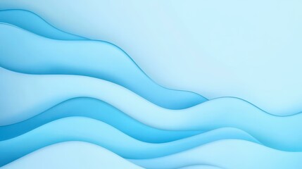 Experience a serene light blue abstract wave design, perfect for modern business presentations and marketing materials.