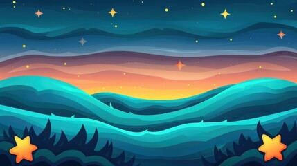 A stunning horizontal view of a starry night sky, showcasing a sea of twinkling stars against a deep blue canvas.