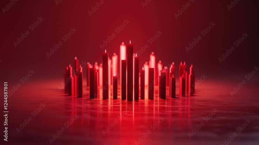 Poster understand the significance of red candlestick patterns in trading analysis to improve your stock ma