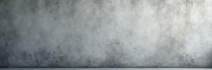Fototapeta premium Weathered grey concrete wall, rough texture, grunge detail , block, material, dark