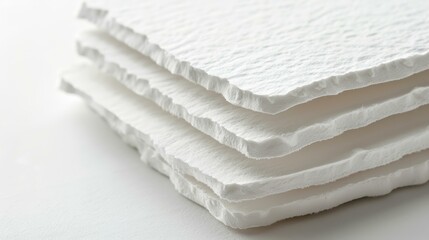 Obraz premium Create stunning artworks with this highresolution watercolor paper texture. Perfect for artists seeking a premium white backdrop.