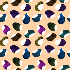 Easter seamless pattern with eggs for wallpaper and fabrics and textiles