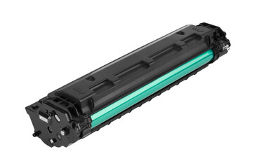 Cartridge for laser printer isolated on white