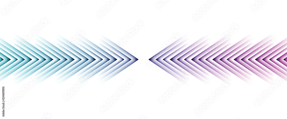 Poster black and white lines pattern with arrows shape. transition background and jersey design. vector for