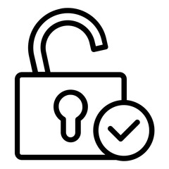 unlock icon