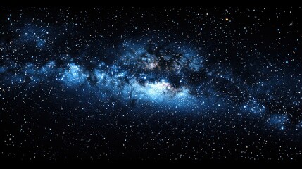 Fototapeta premium Milky Way galaxy night sky cosmic background