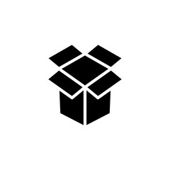 Box icon vector illustration. box sign and symbol, parcel, package
