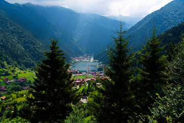 Uzunkel Lake in Trabzon, Turkey