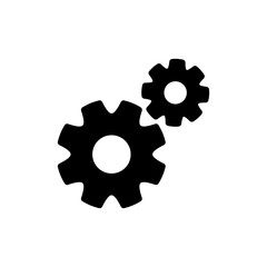 setting Icon vector illustration. Cog settings sign and symbol. Gear Sign