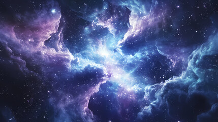 Fototapeta premium Celestial harmony. space themed backdrop with mapped zodiac constellations. Astral Projection Themes. Illustration