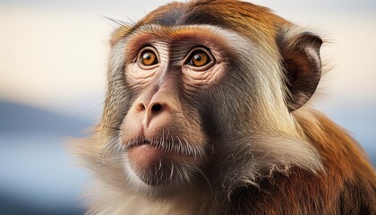 Enthralling Longtailed Macaques Amidst Lush Tropical Vegetation, Showcasing Vibrant Colors and Playful Interactions in a Breathtaking Southeast Asian Landscape