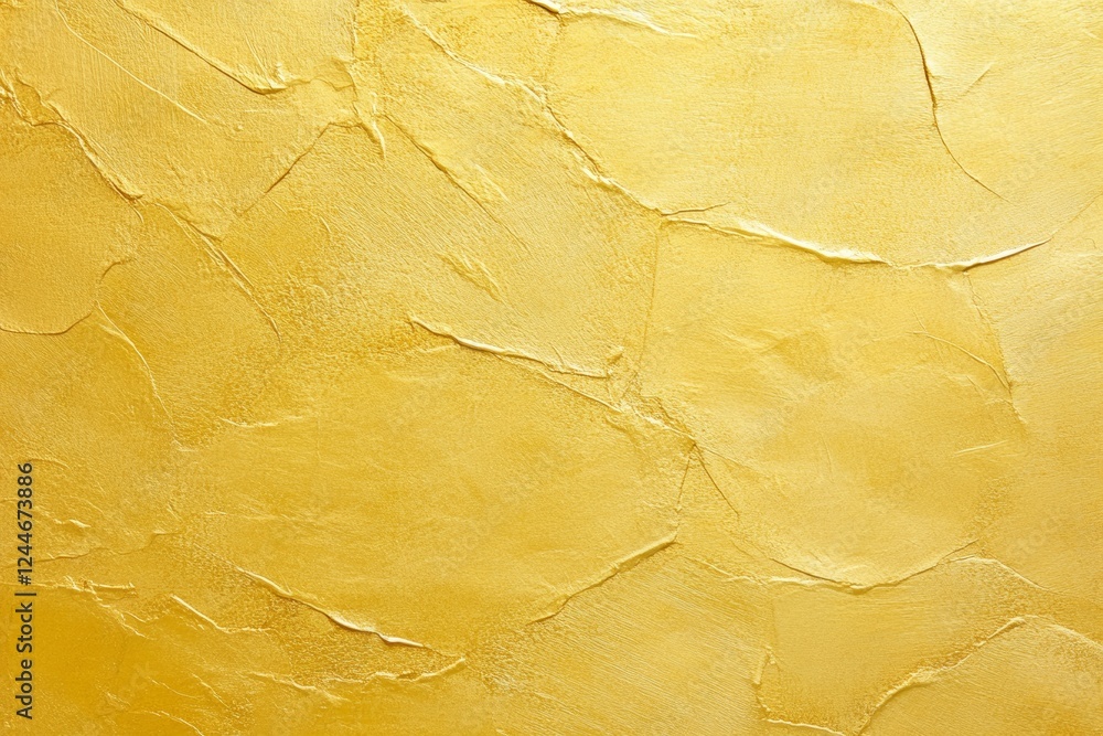 Poster textured gold surface with irregular patterns and shimmering finish
