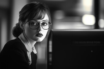 Female banker