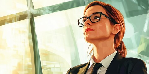 Female banker