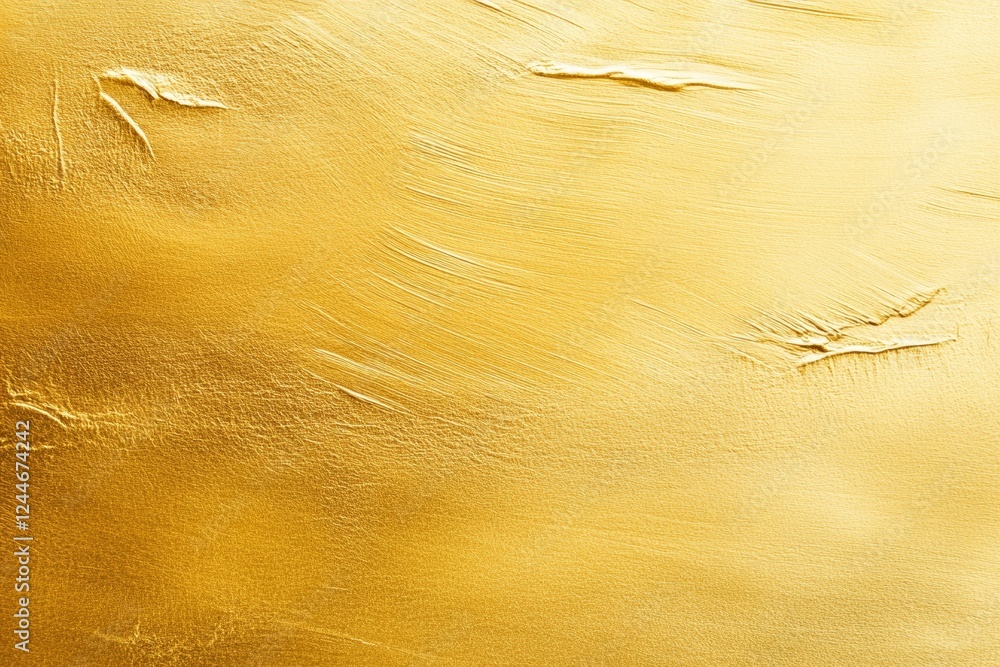 Poster abstract gold texture with subtle patterns and brush strokes in a metallic finish