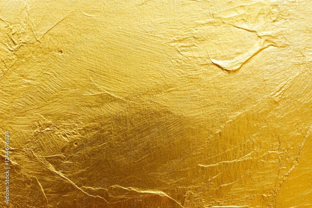 Poster golden textured background with metallic shine and abstract surface patterns