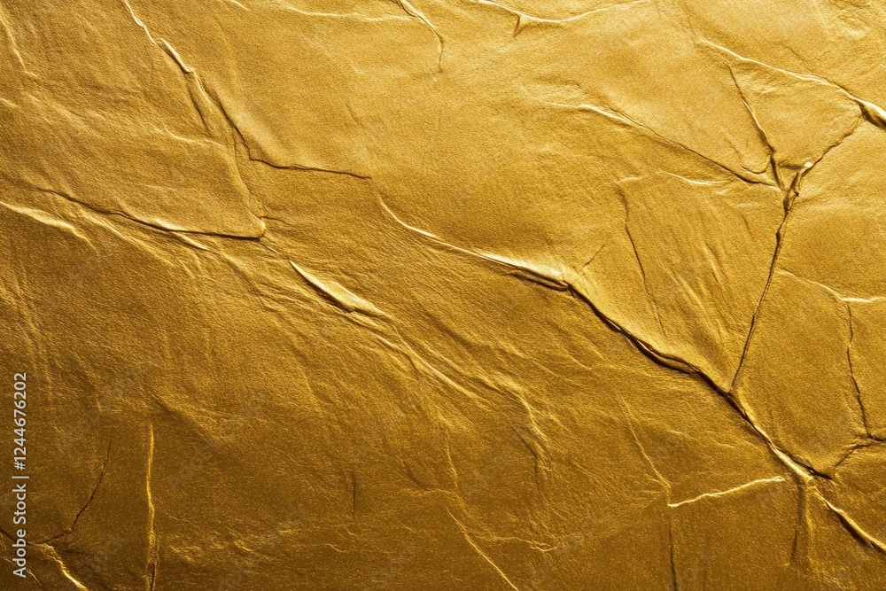 Poster abstract gold textured background with cracks and shiny surface
