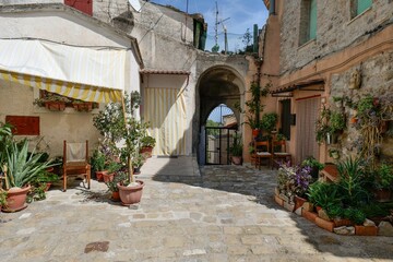 Fototapeta premium The town of Tursi in Basilicata, Italy.
