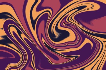 Fototapeta premium Graceful purple swirl marble liquid texture with dynamic flowing patterns. Abstract background concept