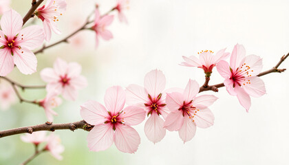Serene cherry blossoms in soft watercolor, beauty of spring, Cherry Blossom Tree, Cherry Blossoms