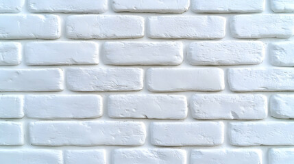 White brick wall texture background