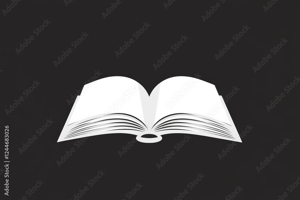 Poster book is open to a page with a circle on it