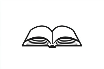 Book is open to a page with a white background