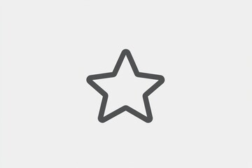 Obraz premium Star is drawn in a white background