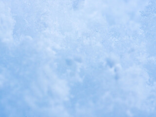 降り積もったばかりの新雪のアップ21