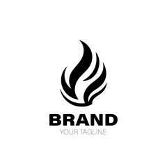 Fire Logo. Fire Logo Design. Fire Logo Brand. Fire Logo Vector Design Isolated on White Background
