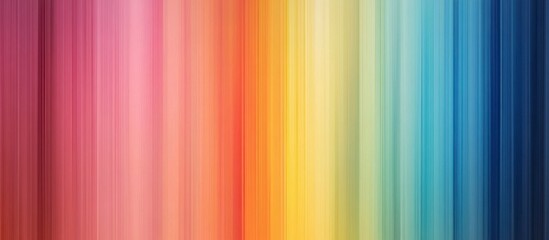 Obraz premium Vibrant Rainbow Stripes, Abstract Colorful Gradients Design
