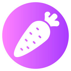 carrot gradient icon