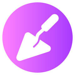 trowel gradient icon