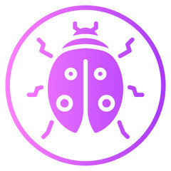 ladybug gradient icon
