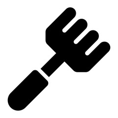 rake glyph icon